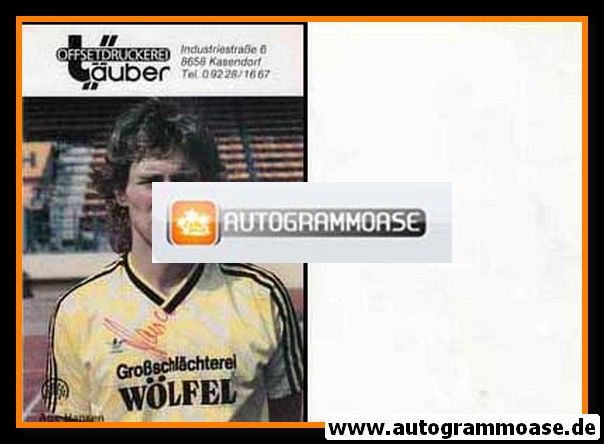 Autogramm Fussball | SpVgg Bayreuth | 1988 | Age HANSEN