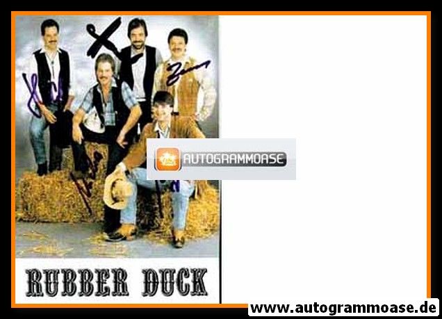 Autogramme Country | RUBBER DUCK | 1980er (Portrait Color) + Brief