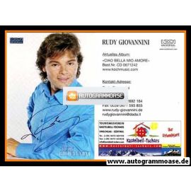 Autogramm Volksmusik | Rudy GIOVANNINI | 2002 "Ciao Bella Mio Amore" (Portrait Color Koch) 1