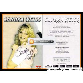 Autogramm Schlager | Sandra WEISS | 2001 "Mein Reich Der Melodien" (Tyrolis)