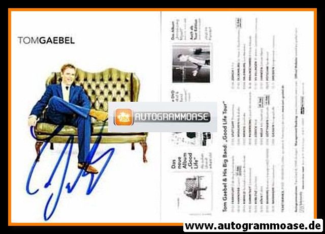 Autogramm Jazz | Tom GAEBEL | 2007 "Good Life"