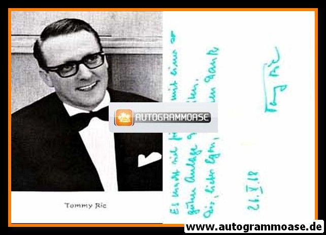 Autogramm Musik | Tommy RIC | 1960er (Portrait Color)