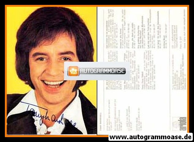 Autogramm Schlager | Tony MARSHALL | 1977 "Oh Wie Bist Du Schön" (Portrait Color Ariola)