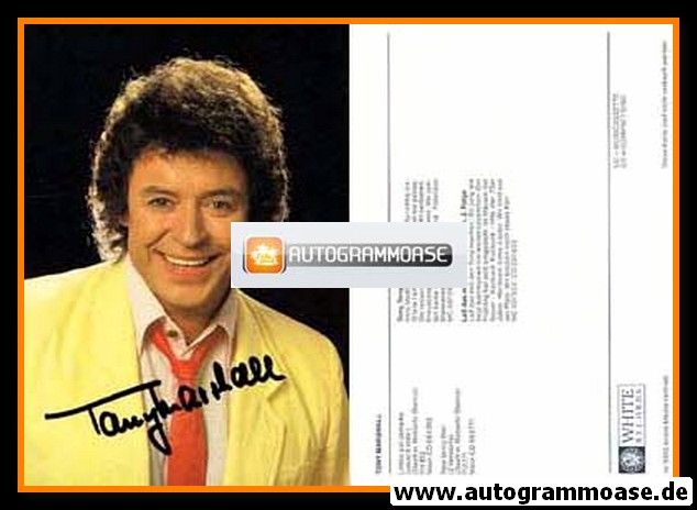 Autogramm Schlager | Tony MARSHALL | 1991 "Limbo Auf Jamaika" (Portrait Color White)