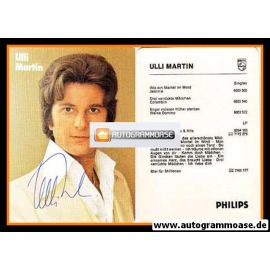Autogramm Schlager | Ulli MARTIN | 1977 "Die Welt Der Stars Und Hits" (Portrait Color Philips)