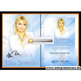 Autogramm Schlager | Uta BRESAN | 2008 "Solange Du Willst" (Portrait Color Palm)