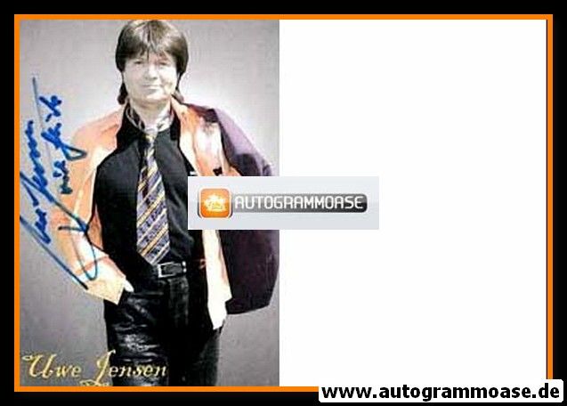 Autogramm Schlager | Uwe JENSEN | 1980er (Portrait Color)