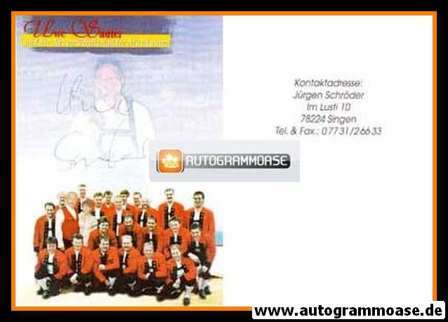 Autogramm Volksmusik | Uwe SAUTER | 1990er (Böhmerländer Musikanten)