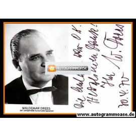 Autogramm Mundart | Waldemar DREES | 1970er (Portrait SW)