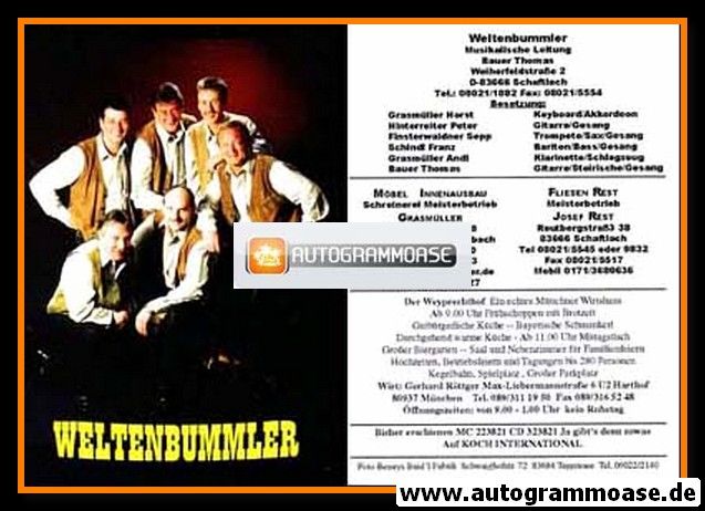 AK Volksmusik | WELTENBUMMLER | 1997 "Ja Gibt´s Denn Sowas" (1)