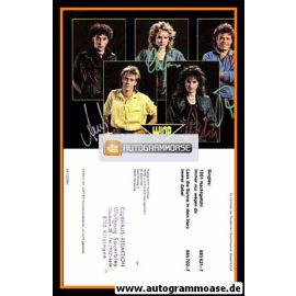 Autogramme Schlager | WIND | 1987 "Lass Die Sonne In Dein Herz" (Jupiter)