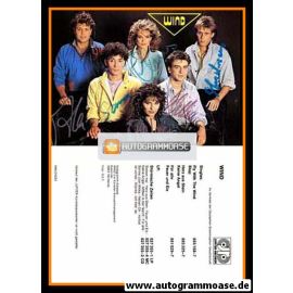 Autogramme Schlager | WIND | 1987 "Fly With The Wind" (Jupiter)