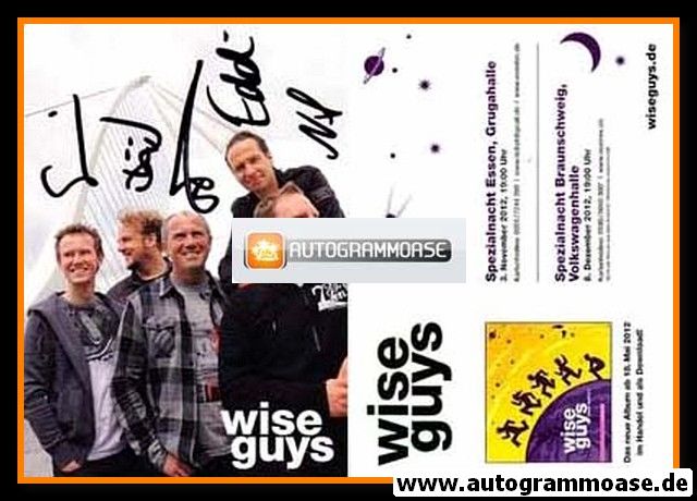 Autogramme Pop | WISE GUYS | 2012 "Zwei Welten"