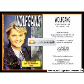 Autogramm Volksmusik | WOLFGANG | 1993 "I Hab´ A Herz Zu Verschenken"
