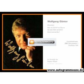 Autogramm Schlager | Wolfgang GÜNTER | 1980er "Abendrot"