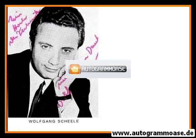 Autogramm Musik | Wolfgang SCHEELE | 1970er (Portrait SW)