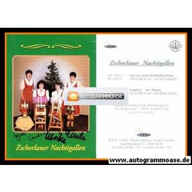 Autogramme Volksmusik | ZSCHORLAUER NACHTIGALLEN | 1999 "Lasst Uns Wieder Weihnachten Feiern"