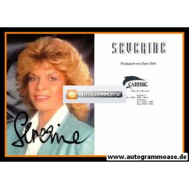 Autogramm Schlager | SEVERINE | 1980er (Portrait Color Caribic)