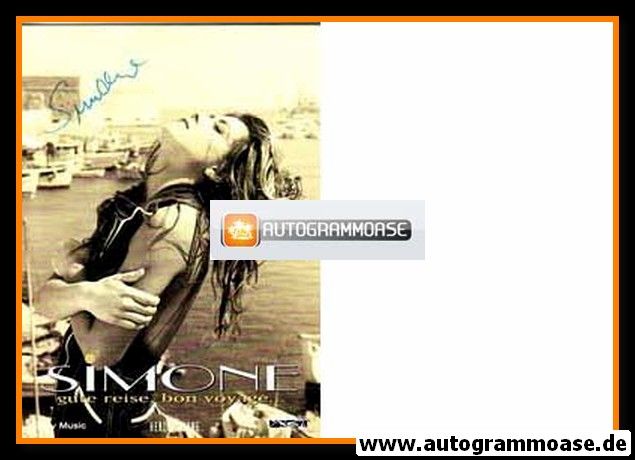 Autogramm Schlager | SIMONE | 1994 "Gute Reise Bon Voyage" (Portrait SW Sony)