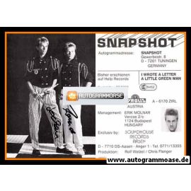 Autogramme Pop | SNAPSHOT | 1980er "I Wrote A Letter"