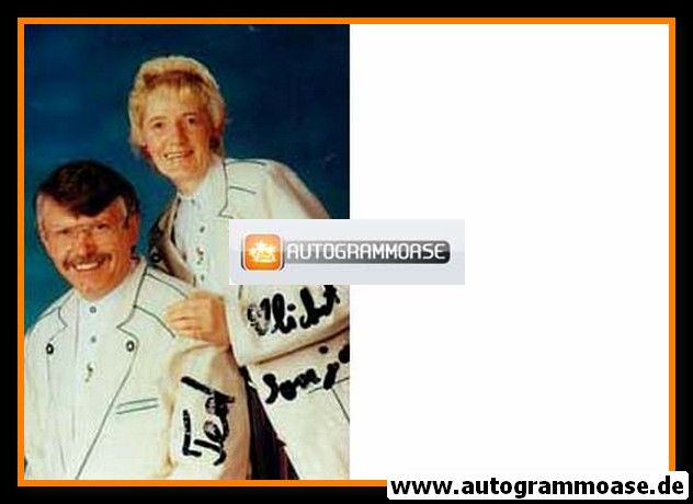 Autogramme Schlager | SONJA & TED | 2000er (Portrait Color Foto)