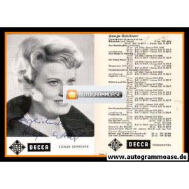 Autogramm Klassik | Sonja SCHÖNER | 1970er "Boccaccio" (Portrait SW) Telefunken