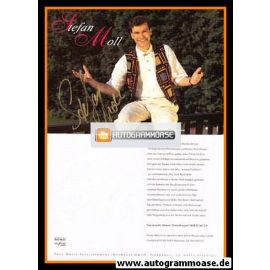 Autogramm Schlager | Stefan MOLL | 1996 "Einfach Super" (Portrait Color Sony)
