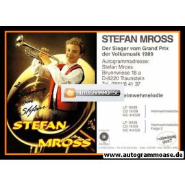 Autogramm Volksmusik | Stefan MROSS | 1989 "Heimwehmelodie 2" (Portrait Color VM)