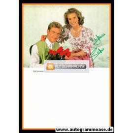 Autogramme Volksmusik | Stefan MROSS + Stefanie HERTEL | 1980er (Portrait Color)