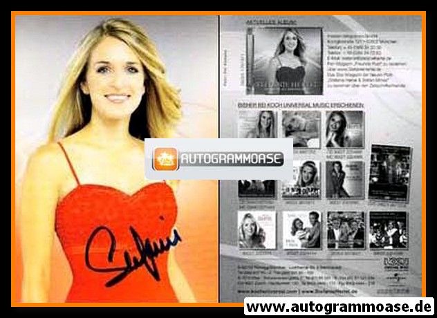 Autogramm Volksmusik | Stefanie HERTEL | 2008 "Stärker Als Die Freiheit" (Koch)
