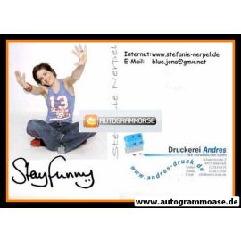 Autogramm Pop | Stefanie NERPEL | 2000er (Portrait Color)