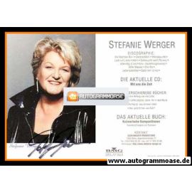 Autogramm Rock | Stefanie WERGER | 1999 "Mit Uns Die Zeit" (BMG)
