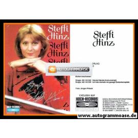 Autogramm Schlager | Steffi HINZ | 1986 "Ich Hab Niemals Nie Gesagt"