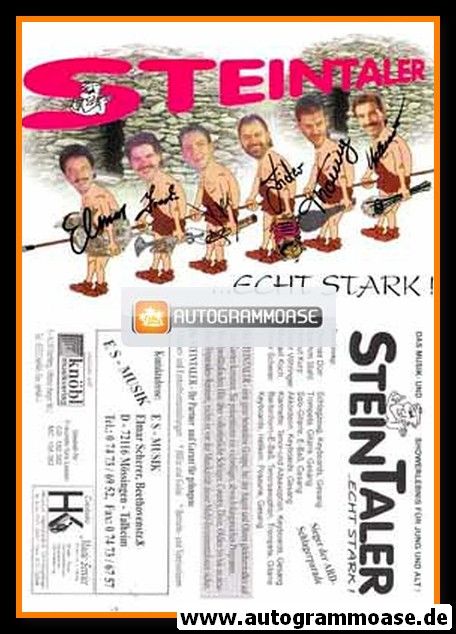 Autogramme Volksmusik | STEINTALER | 2000 "Freunde Fürs Leben"