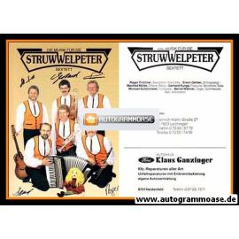 Autogramme Volksmusik | STRUWWELPETER SEXTETT | 1990er (Portrait Color)