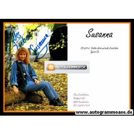 Autogramm Schlager | SUSANNA | 1994 "Kühler Wind Und Heisse Schokolade" (Titan)
