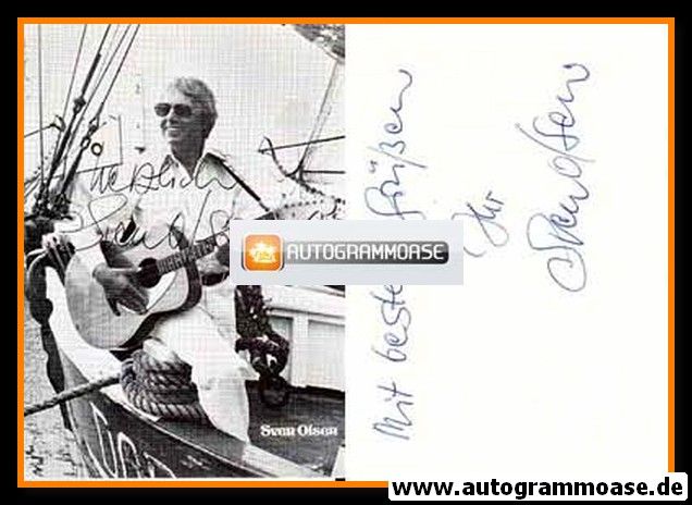 Autogramm Schlager | Sven OLSEN | 1980er (Portrait SW)