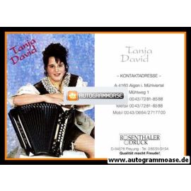 AK Volksmusik | Tanja DAVID | 1990er (Portrait Color)