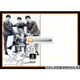 Autogramme Rock (UK) | THE BEATLES | 1960er Foto Druck (Portrait SW) 1