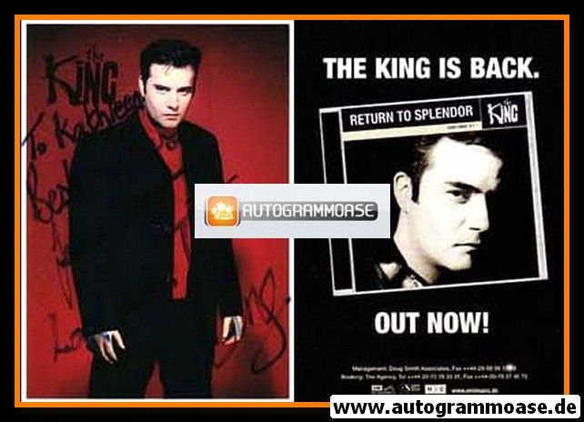 Autogramm Rock | THE KING | 2000 "Return To Splendor"