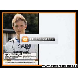 Autogramm Fussball | Blau-Weiss 90 Berlin | 1985 | Thomas AHLGRIMM