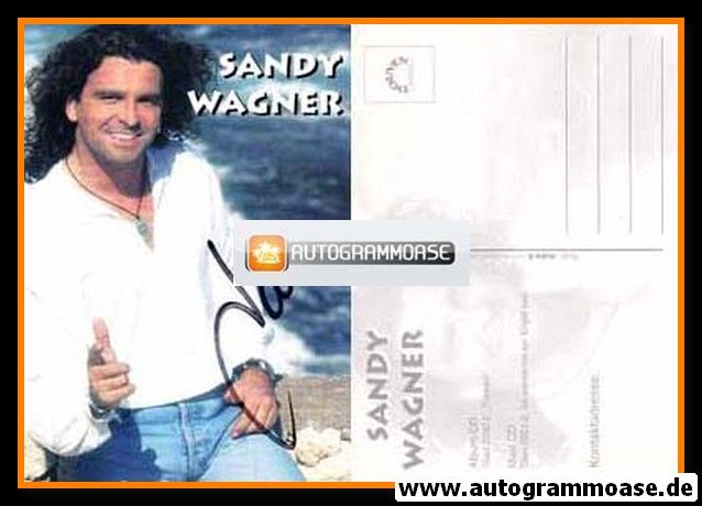 Autogramm Schlager | Sandy WAGNER | 1997 "Freiheit" (Portrait Color)