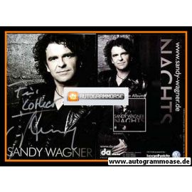 Autogramm Schlager | Sandy WAGNER | 2008 "Nachts" (Portrait SW DA)