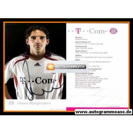 Autogramm Fussball | FC Bayern München | 2006 | Owen HARGREAVES