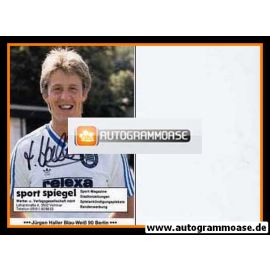 Autogramm Fussball | Blau-Weiss 90 Berlin | 1985 | Jürgen HALLER