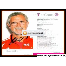 Autogramm Fussball | FC Bayern München | 2006 | Gerd MÜLLER