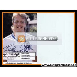 Autogramm Fussball | Blau-Weiss 90 Berlin | 1985 | Bodo MATTERN