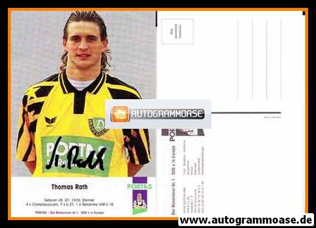 Autogramm Fussball | Dynamo Dresden | 1993 | Thomas RATH