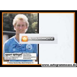 Autogramm Fussball | Blau-Weiss 90 Berlin | 1986 | Dieter BREFORT