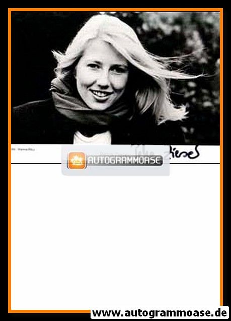 Autogramm Schauspieler | Petra ZIESER | 1990er (Portrait SW Rau)